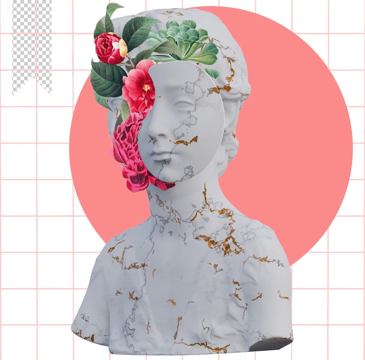 Escultura floral