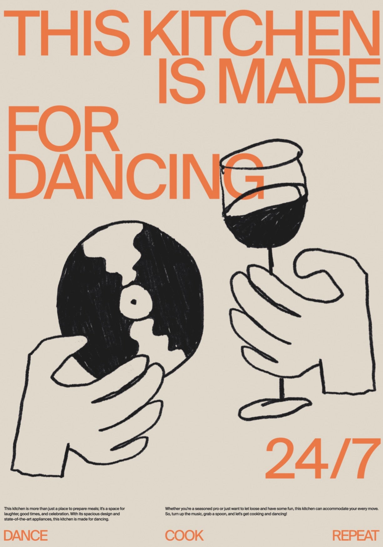 Dance kitchen 24/7