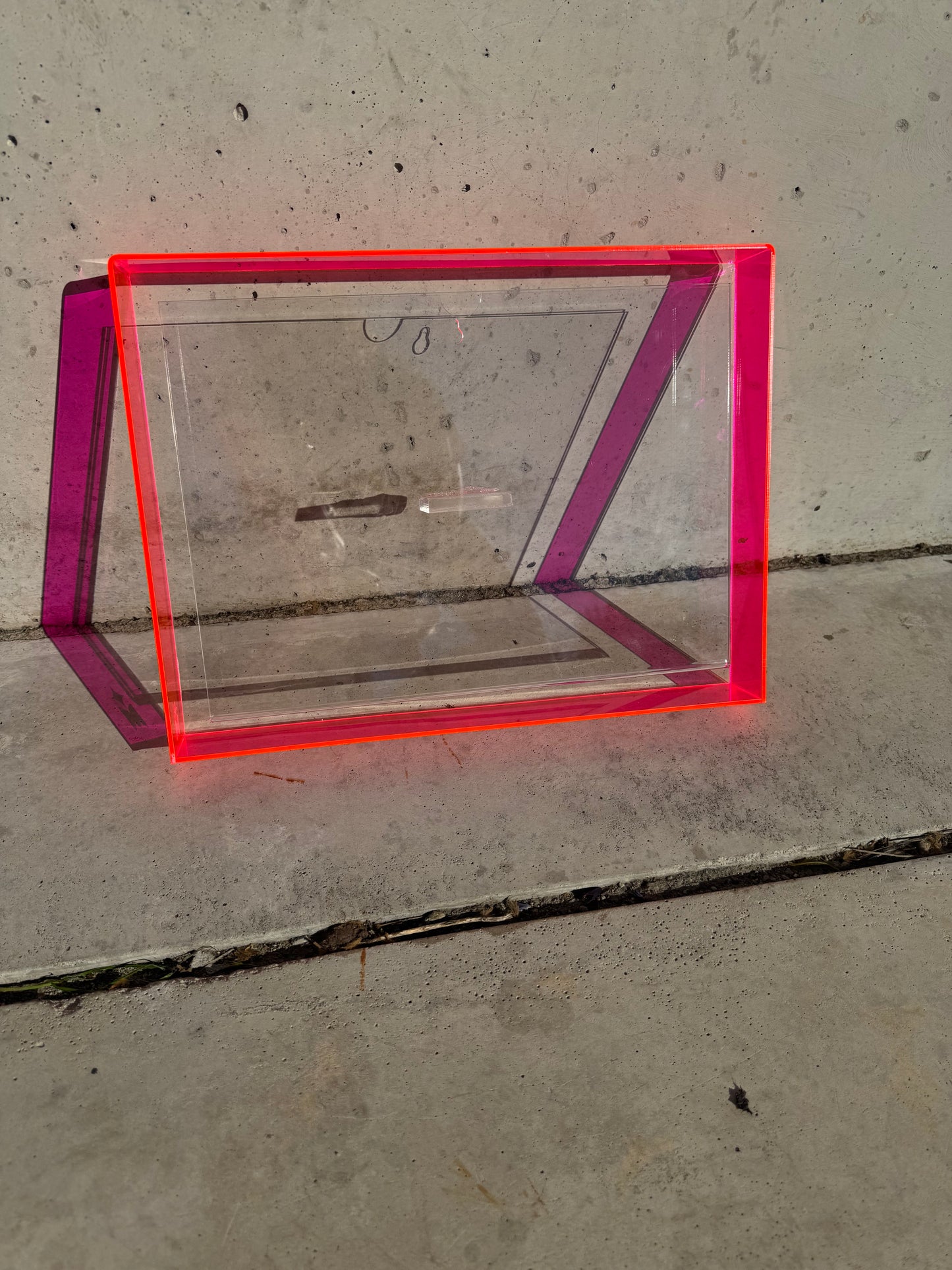 Marco Acrílico Fucsia