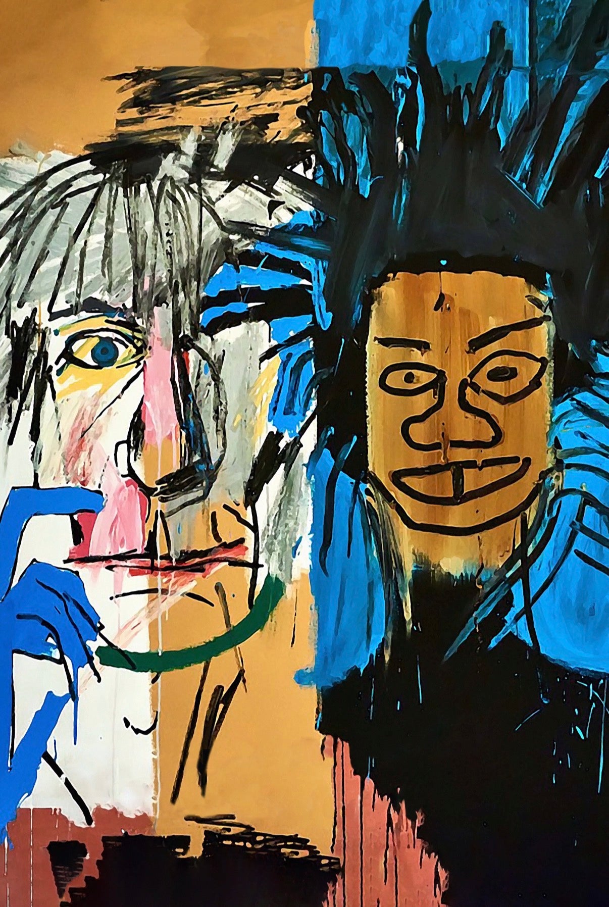 Jean-Michel Basquiat & Andy Warhol