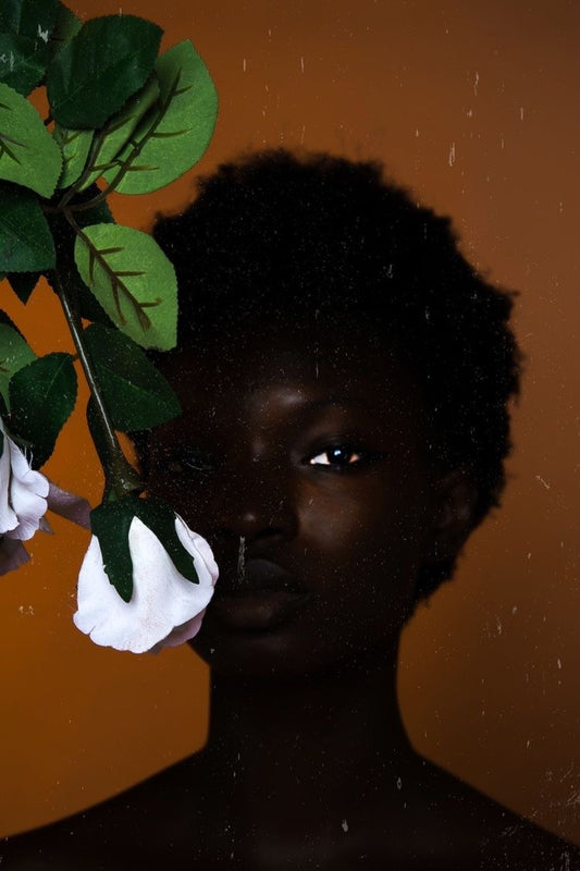 Afro woman