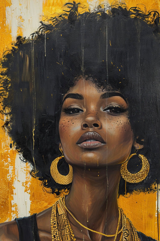 Afro woman