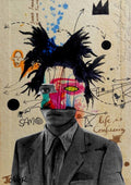 Jean-Michel Basquiat Face Figure
