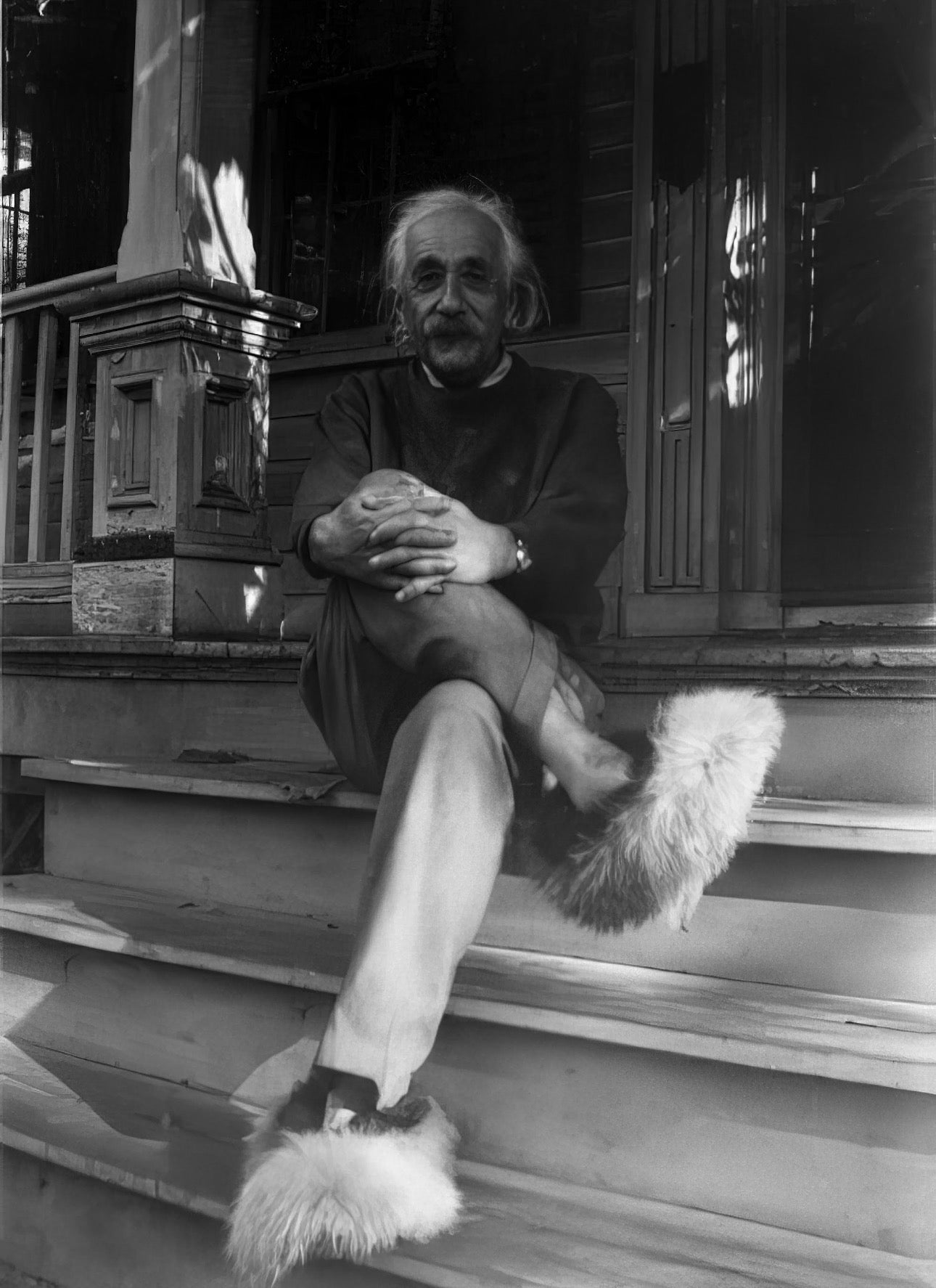 Albert in Slippers