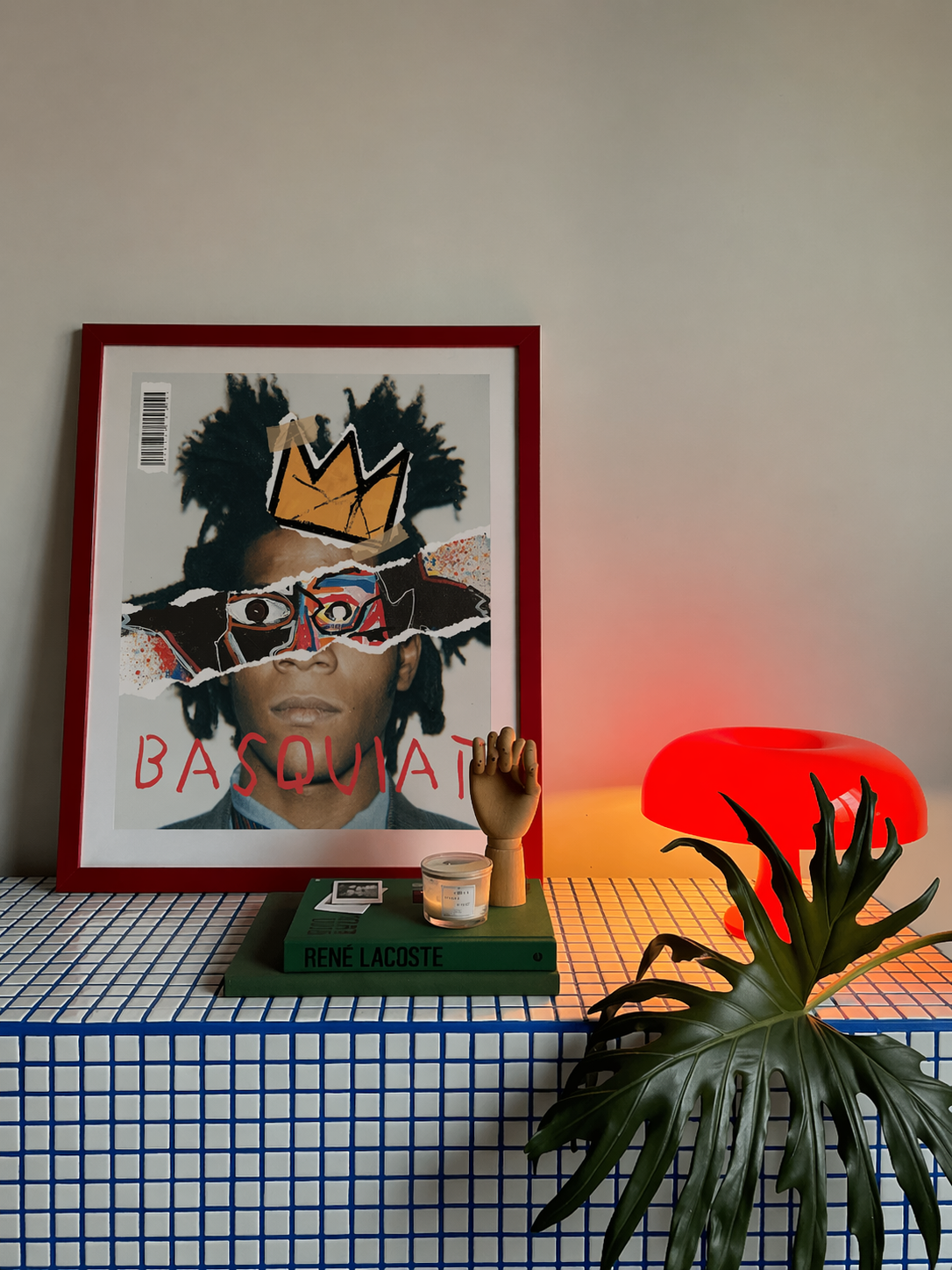 Marco Madera Rojo