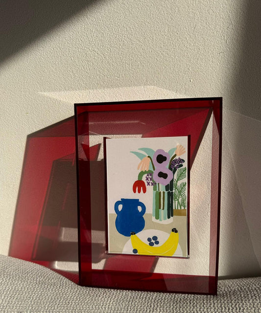 Marco Acrílico Rojo