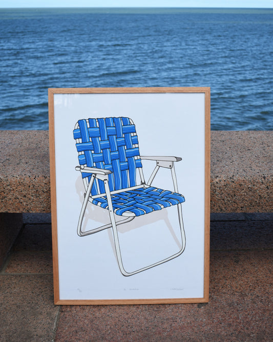 Silla azul